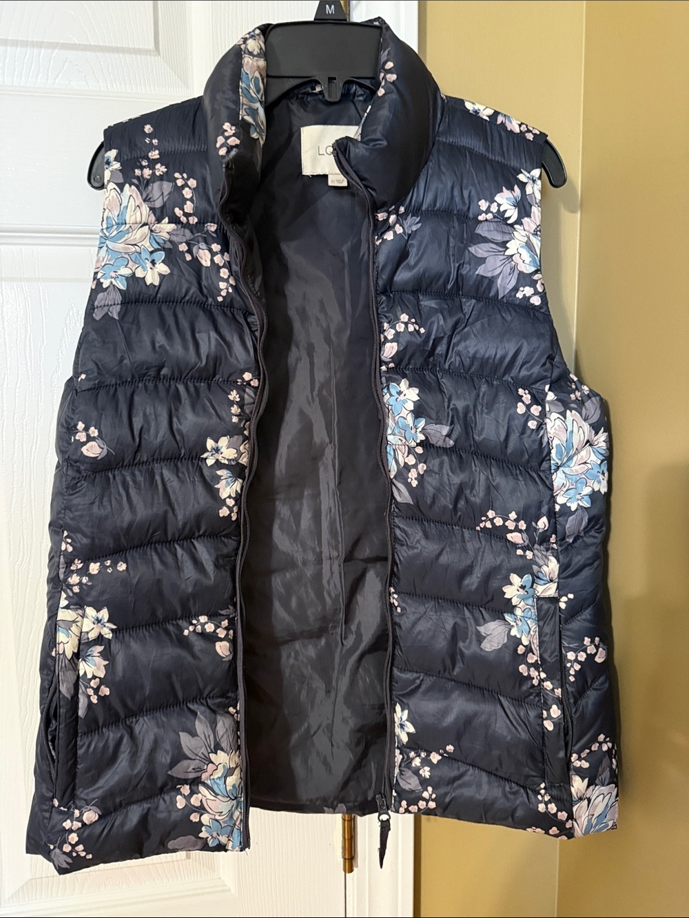 Floral Loft puffer vest